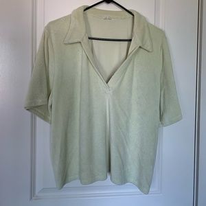 Aritzia Terry Polo T-Shirt